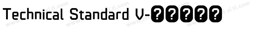 Technical Standard V字体转换